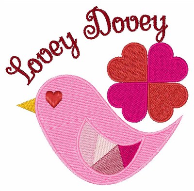 Lovey Dovey Machine Embroidery Design