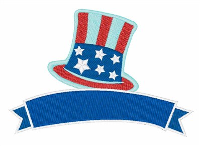 USA Hat Machine Embroidery Design