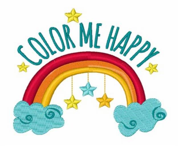 Picture of Color Me Happy Machine Embroidery Design