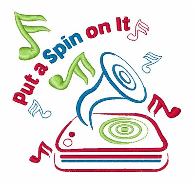 Put A Spin On It Machine Embroidery Design