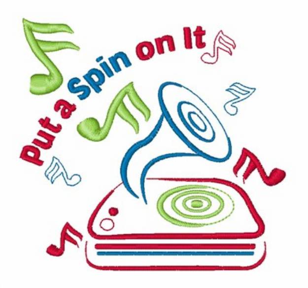 Picture of Put A Spin On It Machine Embroidery Design