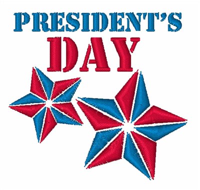 Presidents Day Machine Embroidery Design