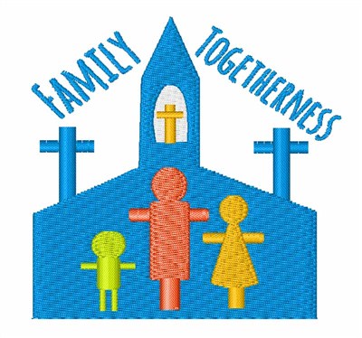 Family Togetherness Machine Embroidery Design