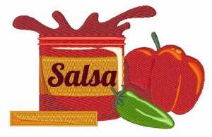 Picture of Salsa Machine Embroidery Design