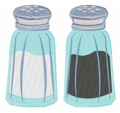 Salt & Pepper Machine Embroidery Design