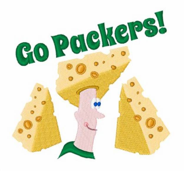Picture of Go Packers Machine Embroidery Design