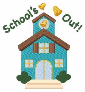 Picture of Schools Out! Machine Embroidery Design