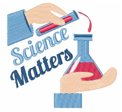 Science Matters Machine Embroidery Design