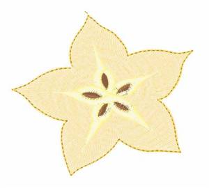 Picture of Star Fruit Machine Embroidery Design