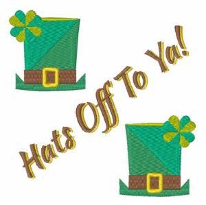 Picture of Hats Off To Ya Machine Embroidery Design