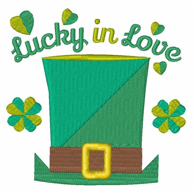 Lucky In Love Machine Embroidery Design