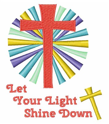 Let Your Light Shine Machine Embroidery Design