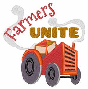 Picture of Farmers Unite Machine Embroidery Design