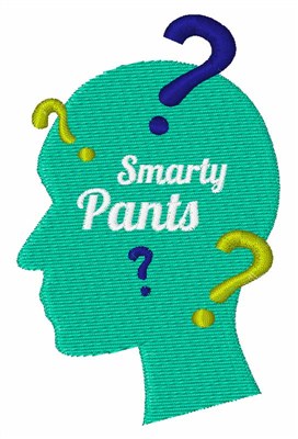 Smarty Pants Machine Embroidery Design