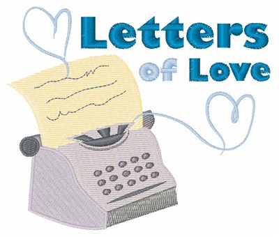 Letters Of Love Machine Embroidery Design