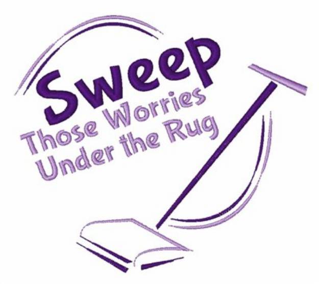 Picture of Sweep Under The Rug Machine Embroidery Design