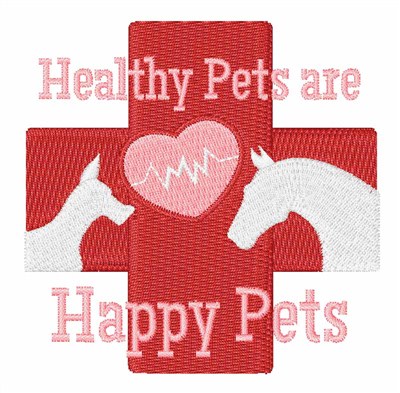 Healthy Pets Machine Embroidery Design