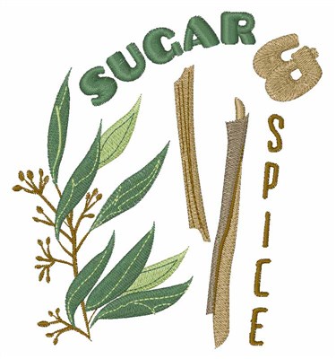 Sugar & Spice Machine Embroidery Design