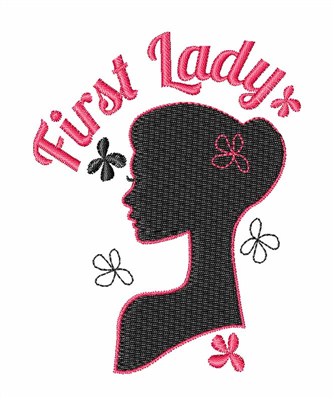First Lady Machine Embroidery Design
