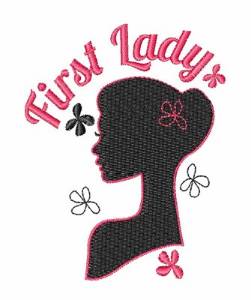 Picture of First Lady Machine Embroidery Design