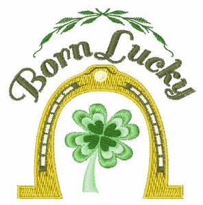 Picture of Born Lucky Machine Embroidery Design
