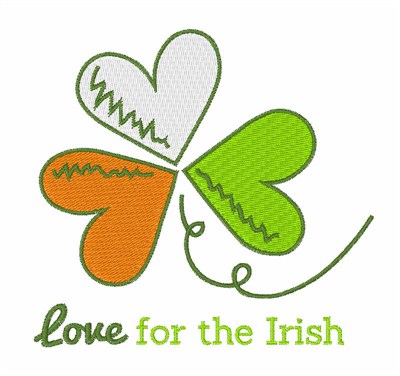 Love For The Irish Machine Embroidery Design