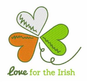 Picture of Love For The Irish Machine Embroidery Design