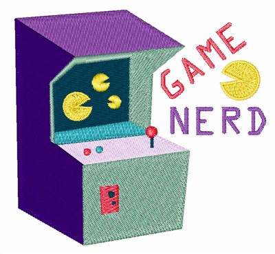 Game Nerd Machine Embroidery Design