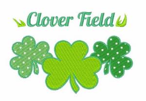 Picture of Clover Field Machine Embroidery Design