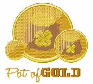 Picture of Pot Of Gold Machine Embroidery Design