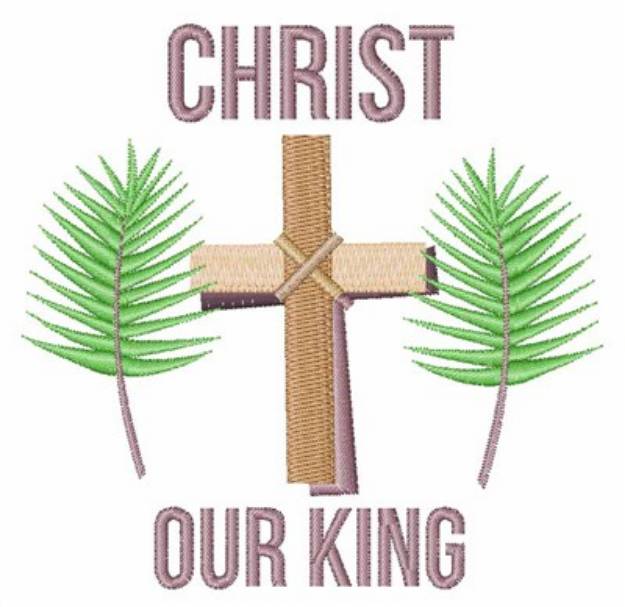 Picture of Christ Our King Machine Embroidery Design