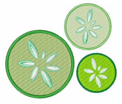 Cucumber Machine Embroidery Design
