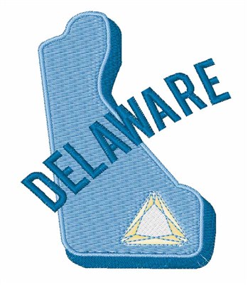 Delaware Machine Embroidery Design