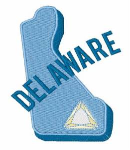 Picture of Delaware Machine Embroidery Design