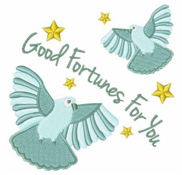Picture of Good Fortunes Machine Embroidery Design