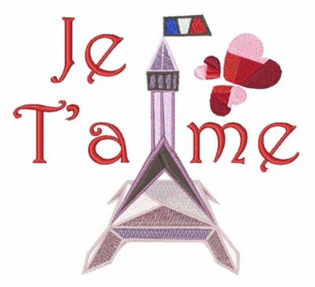 Picture of Je Taaime Machine Embroidery Design
