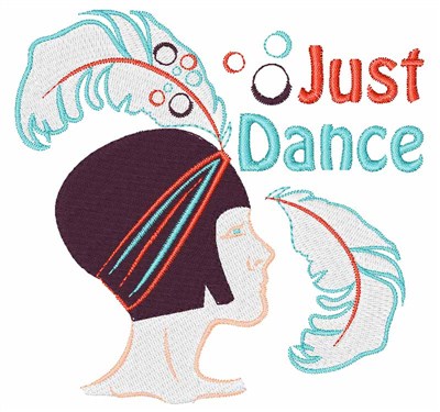 Just Dance Machine Embroidery Design