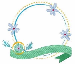 Picture of Flower Circle Machine Embroidery Design