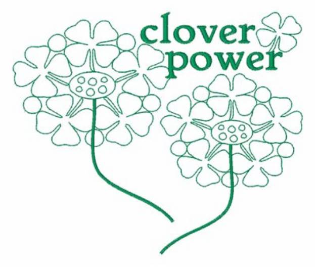 Picture of Clover Power Machine Embroidery Design