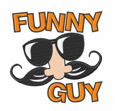 Funny Guy Machine Embroidery Design