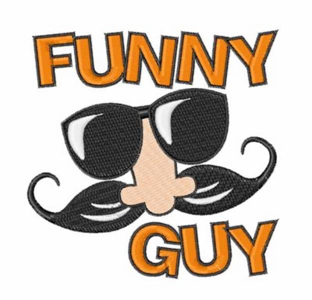 Picture of Funny Guy Machine Embroidery Design