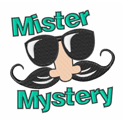 Mister Mystery Machine Embroidery Design