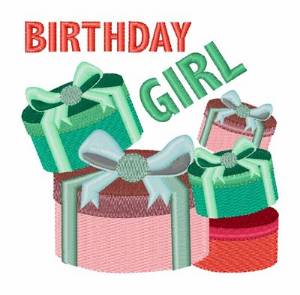 Picture of Birthday GIrl Machine Embroidery Design