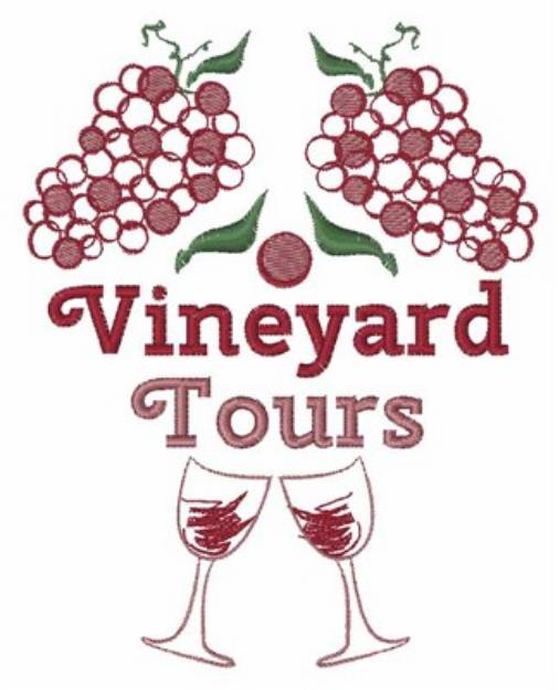 Picture of Vineyard Tours Machine Embroidery Design