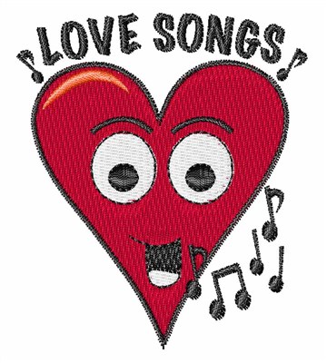 Love Songs Machine Embroidery Design