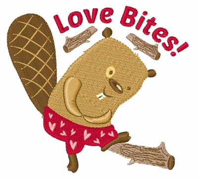 Love Bites Machine Embroidery Design