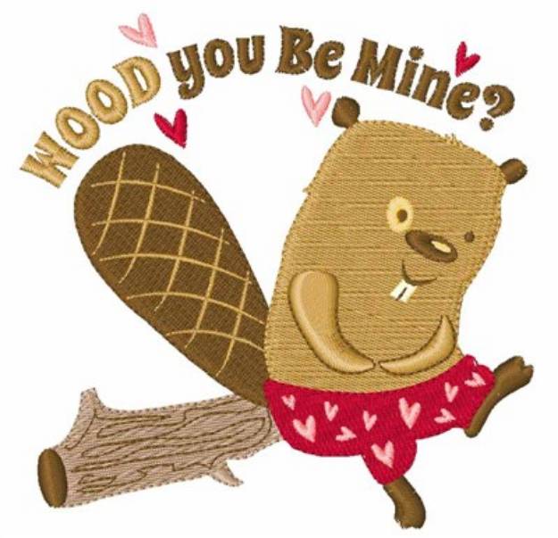Picture of Mood You Be Mine Machine Embroidery Design