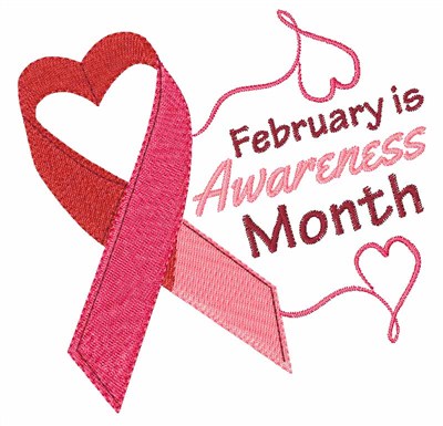 Awareness Month Machine Embroidery Design