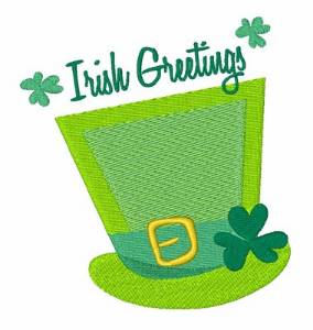 Picture of Irish Greetings Machine Embroidery Design