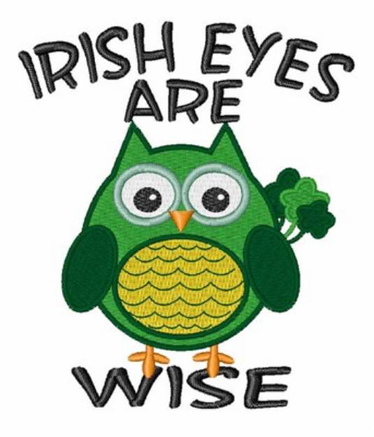 Picture of Irish Eyes Machine Embroidery Design